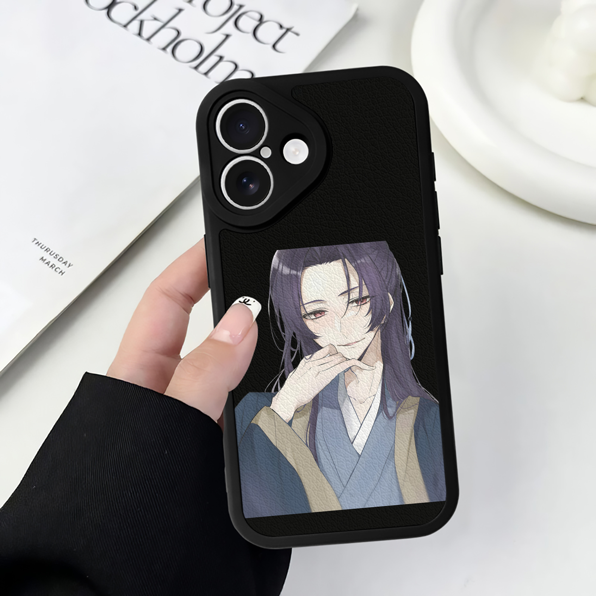 薬屋のひとりごと The Apothecary Diaries 【iPhone 16シリーズ対応】シリコンスマホケース（レザー調） 材質：シリコン